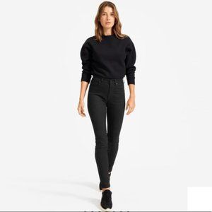 EVERLANE BLACK HIGH RISE SKINNY JEANS - 27 R